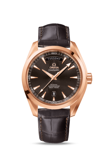 Omega Seamaster Aqua Terra 150m Co-Axial 41.5 Day-Date Red Gold / Grey